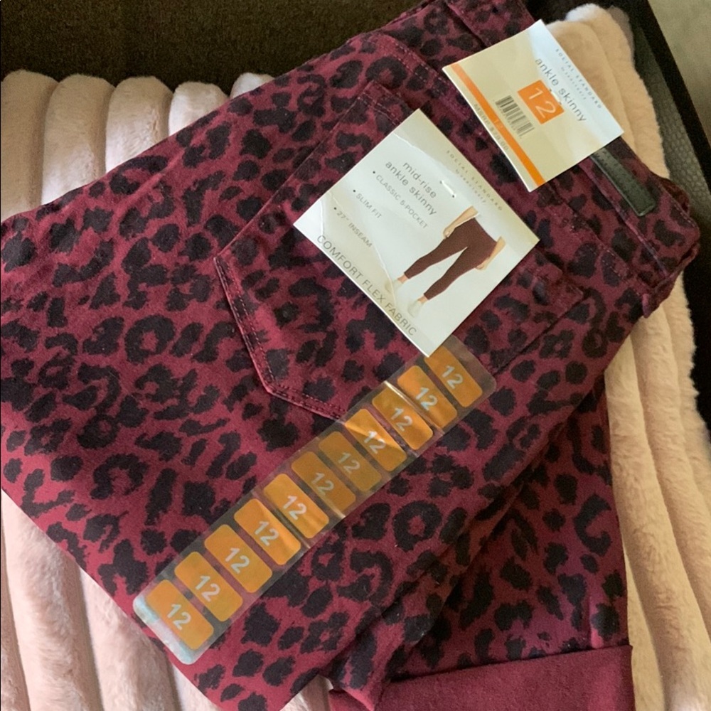 Leopard Print Women's Jeans